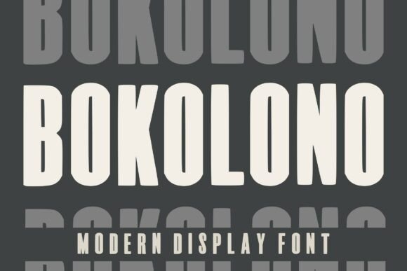 Bokolono: The Bold Typeface for Modern Visual Impact