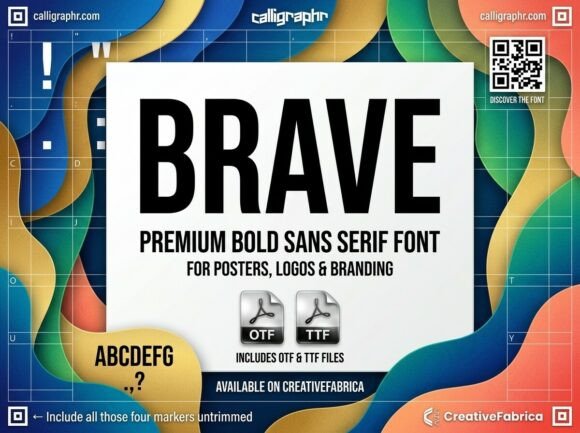 Brave: A Typeface for Bold Visual Statements
