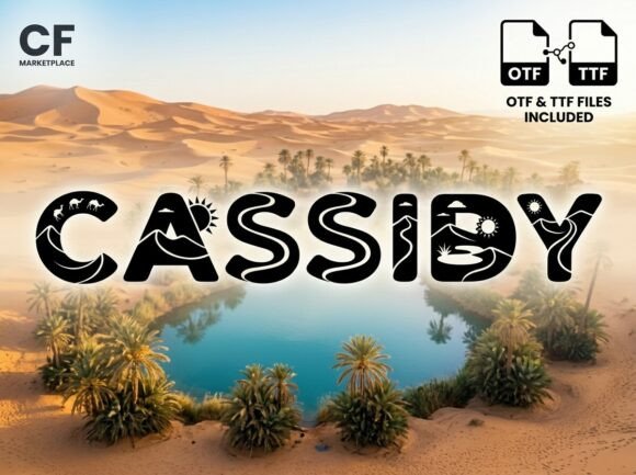 Cassidy: The All-Caps Display Font for High-Impact Branding