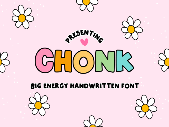 Chonk: The Bold Handwritten Font for Playful Design