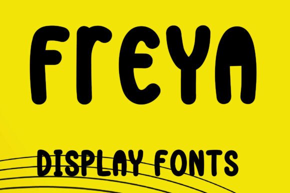Freya: A Playful Display Font for Modern Design