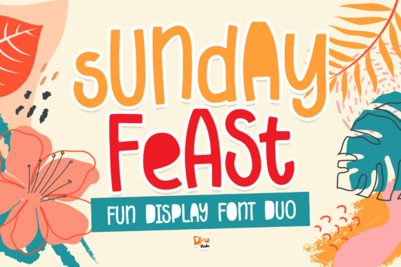 Sunday Feast: A Display Font for Impactful Visual Design